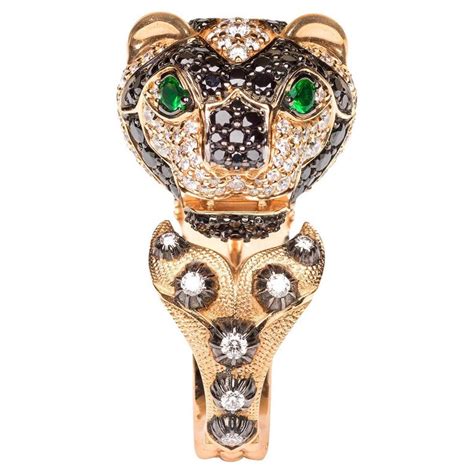 gucci diamond tiger ring|More.